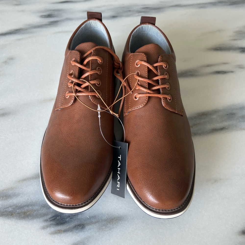 New with tag. Men size 7 dress shoe brown